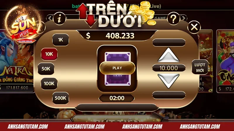 Mini Game Trên Dưới cùng cổng game Sunwin